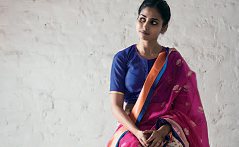 Ткань Mashru - это живая, сотканная вручную ткань из шелка и хлопка