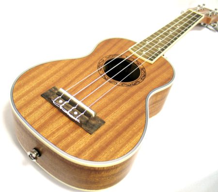 Також варто відзначити, що струни гавайської гітари на два тони вище, ніж у акустичної гітари