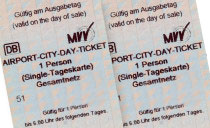 Airport-City-Day-Ticket - одноденний квиток діє на всі види міського транспорту (S-bahn, U-bahn, трамвай, автобус) у всіх зонах