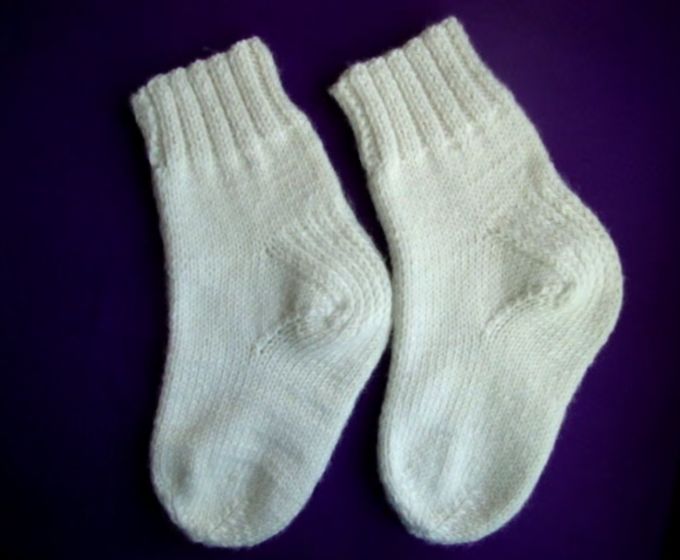 Спрощений метод в'язання шкарпеток з використанням двох спиць